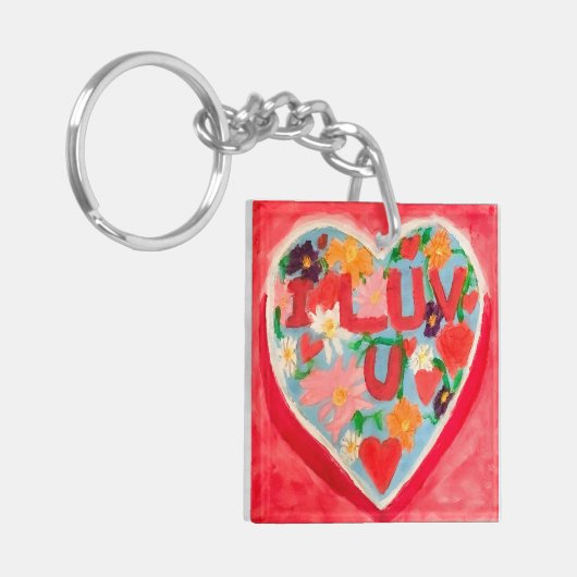 I Luv U キーホルダー (正面左)