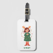 I"Mギフト荷物タグ ラゲッジタグ (正面縦)