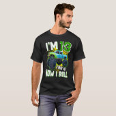 I m 13 I Monster Truck 13転がth誕生 Tシャツ (正面フル)