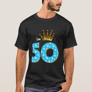 I m 50th誕生日パーティーキングテーマ50歳B D Tシャツ