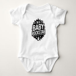 I´m a baby rockstar ベビーボディスーツ