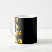 I’m A Banana Funny Cartoon Humor Design  コーヒーマグカップ (正面左)