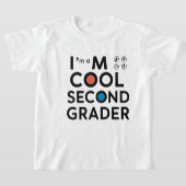 I’m a Cool Second Grader Back to School T-Shirt  Tシャツ (レイダウン)