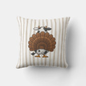 I’m a Cow Turkey | Funny Thanksgiving Disguise クッション (裏面)