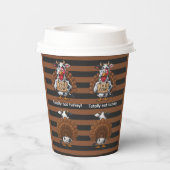 I’m a Cow Turkey | Funny Thanksgiving Disguise 紙コップ (裏面)