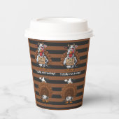 I’m a Cow Turkey | Funny Thanksgiving Disguise 紙コップ (正面)