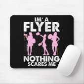 I’m A Flyer Nothing Scares Me Cheer Cheerleading C マウスパッド (マウス)