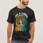 I m A Libra Queen Melanin Black Women Horoscope Tシャツ (正面)