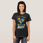 I m A Proud Bubba Autism Awareness Heart Autistic  Tシャツ (正面フル)