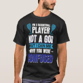 I´m A Racquetball Player Not A God Tシャツ (正面)