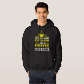 I m a software Engineer I turn Coffee into code パーカ (正面フル)