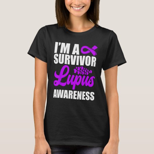 I m A Survivor Lupus Awareness Lupus Warrior 1 Tシャツ (正面)