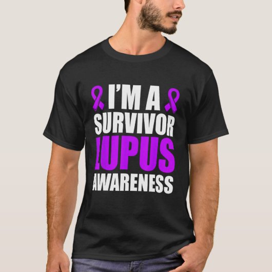 I m A Survivor Lupus Awareness Lupus Warrior Tシャツ (正面)