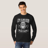 I´m A Welder Not A Gynecologist Metal Worker Weldi Tシャツ (正面フル)