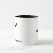 I’m a Work in Progress Funny Quote Mug マグカップ (中央)