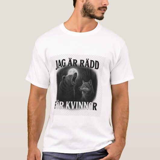 i m afraid of women tシャツ (正面)