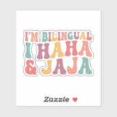 I’m Bilingual I Haha & Jaja シール (シート)
