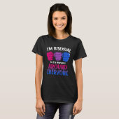 I m Bisexual So I m Nervous Around Everyone Bi Fla Tシャツ (正面フル)
