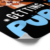 I’m Getting A Dog New Puppy I Cant Keep Calm Getti ポスター (角)