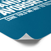 I M Grandma S Favorite Funny Cute Granhild Gift  ポスター (角)