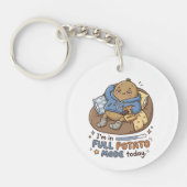 I’m in full potato mode today| Couch Potato Potato キーホルダー (正面)