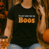 I’m Just Here for the BOOS Fun Halloween Ghost Pun Tシャツ