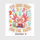 I’m Just Here for the Math Cute Maths Sticker UK シール (シート)