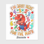 I’m Just Here for the Math Funny Maths Sticker UK シール (シート)