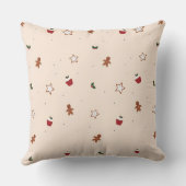 I’m Just Here for the Presents | Cute Capybara Chr クッション (裏面)