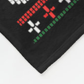 I’m Just Here For The Snacks Raccoon Christmas Ugl フリースブランケット (角)