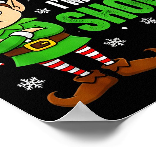 I’m Just Short Funny Elf Christmas  ポスター (角)