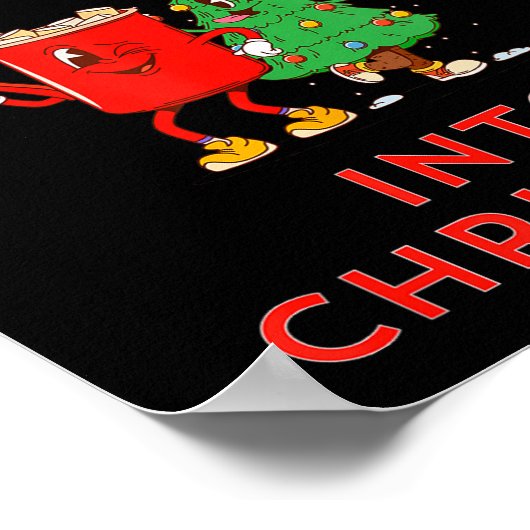 I’m Like Really Into Christmas Funny Hot Cocoa Hol ポスター (角)