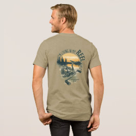 I’m Living in My | おもしろい釣り人のギフト | アウトドア トライブレンドTシャツ