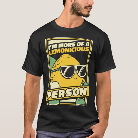 I m More Of A Lemonicious Person Cardboard Lemonad Tシャツ (正面)