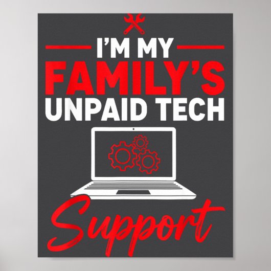I’m My Family’s Unpaid Tech Supr, Computer Nerd ポスター (正面)