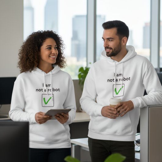 “I’m Not a Robot” Hoodie パーカ