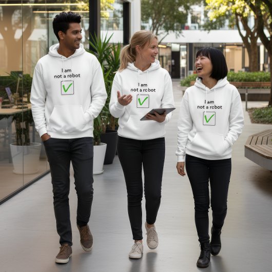 “I’m Not a Robot” Hoodie パーカ