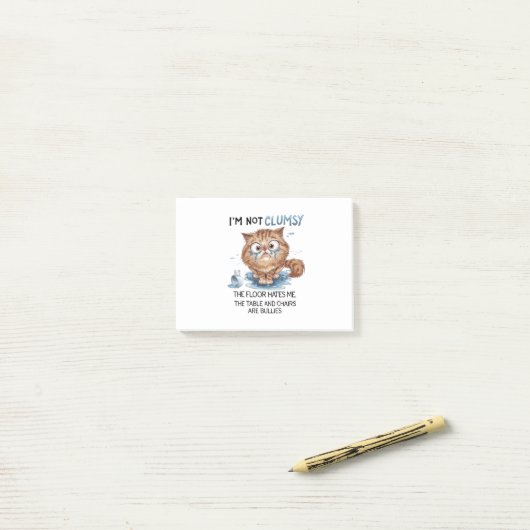 I’m Not Clumsy  ポストイット (デスク上)