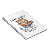 I’m Not Clumsy the Flor Hates Me  ノートブック (右側)