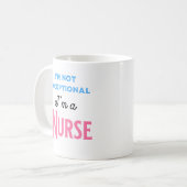 I’m Not Exceptional I’m a Nurse コーヒーマグカップ (正面左)
