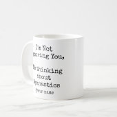 I’m Not Ignoring You I'm thinking about Gymnastics コーヒーマグカップ (正面左)