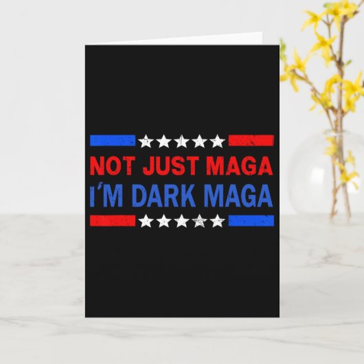 I’m Not Just Mega I'm Dark Mega Trump 2024 Electio カード (黄色い花)