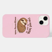 I’m Not Lazy I’m Just on Energy Saving Mode Case-Mate iPhoneケース (裏面 (横))