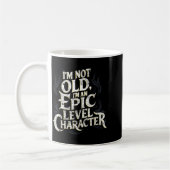 I’m Not Old I’m An Ec Level Character Funny Gamer  コーヒーマグカップ (左)