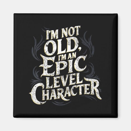 I’m Not Old I’m An Ec Level Character Funny Gamer  マグネット (正面)
