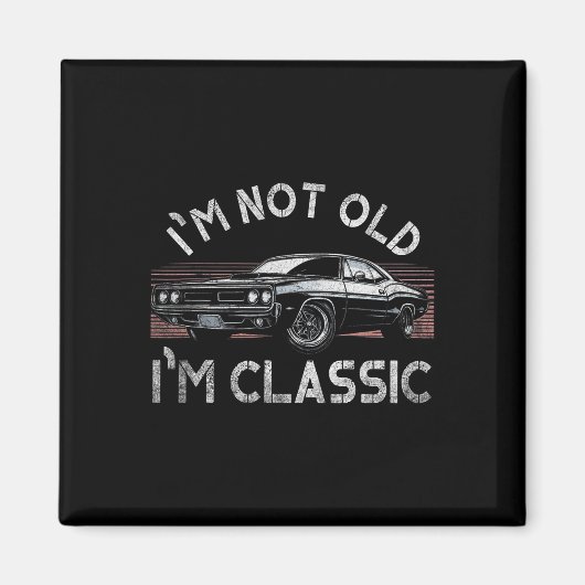 I&#; m Not Old I&#; m Clic Mens おもしろい Christmas Gi マグネット (正面)