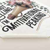 I’m Not Yelling, I’m Motivational Speaking シェルパブランケット (3/4)