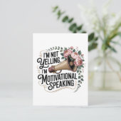 I’m Not Yelling, I’m Motivational Speaking シーズンポストカード (スタンド正面)