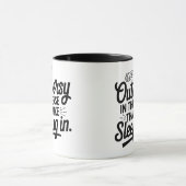 I’m Outdoorsy Funny Nature Lover Design マグカップ (中央)