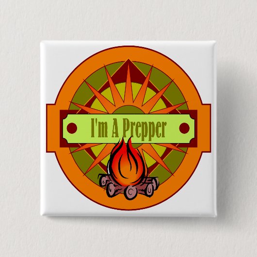I ` m Prepper 缶バッジ (正面)